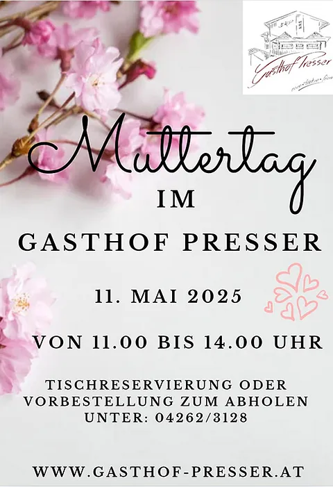 Muttertag im Gasthof Presser Plyer